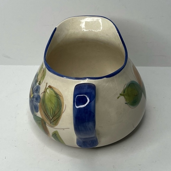 Vintage Floral Ceramic Pitcher Hand Painted Made in‎ Portugal Garden Pottery - Picture 6 of 9